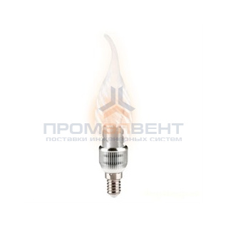 Лампа Gauss LED Candle Tailed Special Crystal clear 5W E14 4100K диммируемая 1/10/100
