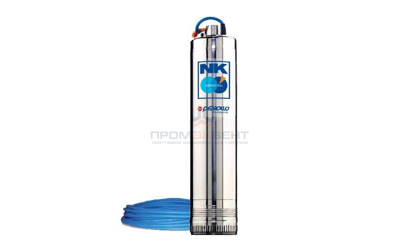 Насос колодезный Pedrollo NK 4/4-N (0,75 кВт, Qmax 120 л/мин, Hmax 52 м, 3x400В, без поплавка)