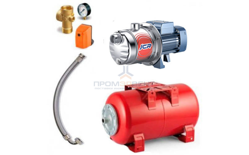 Насосная станция Pedrollo HYDROFRESH JCRm 2B-24 CL - 0,90 кВт (Qmax 70 л/мин, 1x230В, с/х)