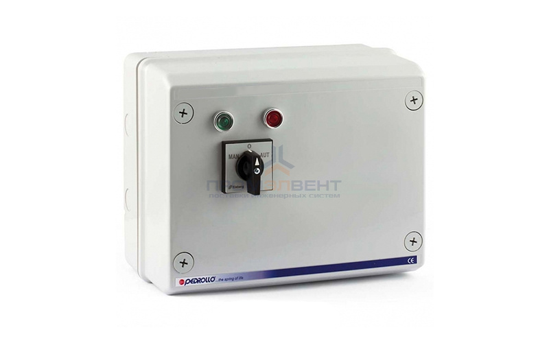 Пульт управления Pedrollo QSM 200 - 1,5 кВт (однофазный, 50 мкФ, 13 А)