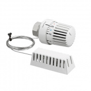 Головка термостатическая Oventrop Uni L - M30x1.0 (0-28°C, с выносным датчиком 2 м., цвет белый)