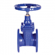 Задвижка чугунная RUSHWORK 101 - Ду200 (ф/ф, PN16, Tmax 110°C, ручка-штурвал)