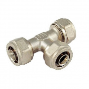 Тройник переходной Tiemme 1607 - 32x3.0 x 26x3.0 x 26x3.0 (винтовой, для металлопластиковых труб)