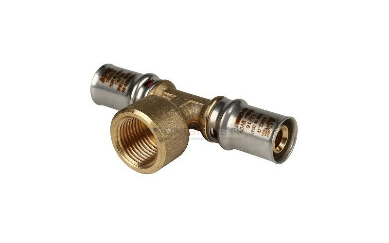 Тройник с переходом на внутреннюю резьбу STOUT - 16 x 1/2