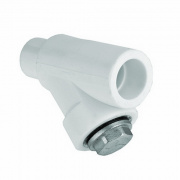 Фильтр грубой очистки KALDE - 25 (под пайку внутренняя/наружная для полипропиленовых труб, белый)