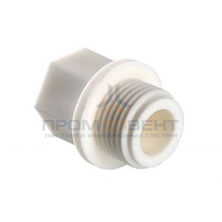 Заглушка с наружной резьбой VALTEC VTp.791 - 1/2" (для полипропиленовых труб, цвет белый)