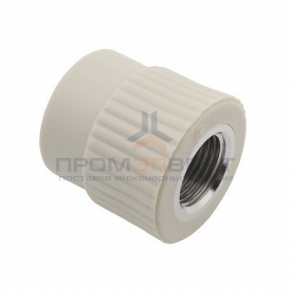 Переход на внутреннюю резьбу FV-Plast - 25 x 3/4" (для полипропиленовых труб, цвет серый)