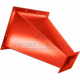 Переход с прямоугольного сечения на прямоугольное сечение (сварной)