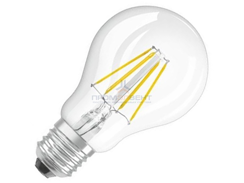 Лампа филаментная светодиодная Osram LED CLAS A60 CL 4W (40W) 827 230V E27 470Lm L105x60mm Filament