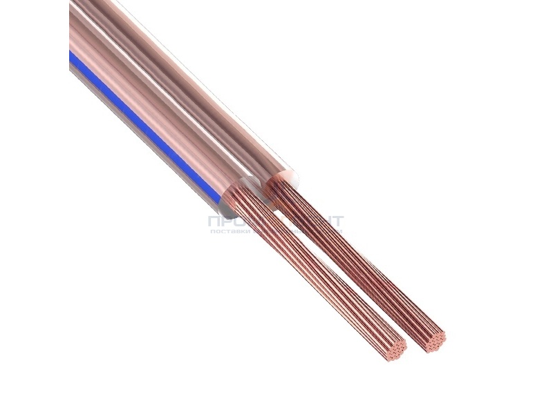 Кабель акустический 2х2,0 PROconnect BLUELINE прозрачный