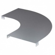 Крышка на угол горизонтальный 90?, осн.400, R300, цинк-ламельная