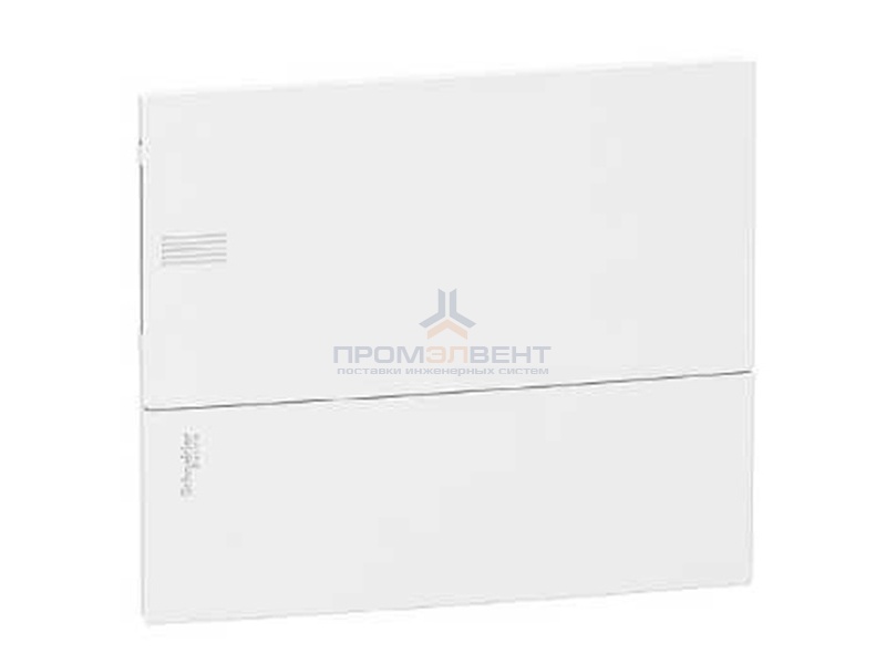 Бокс встраиваемый Schneider Electric Mini Pragma 12 модулей с белой дверью с клемниками N+PE